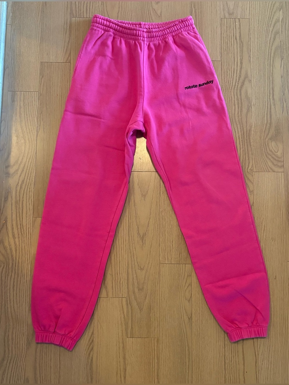 Rotate Hot Pink Fleece Jogger Pants